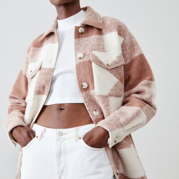 Roots Plaid Wood Jacket - Picture 1 of 4